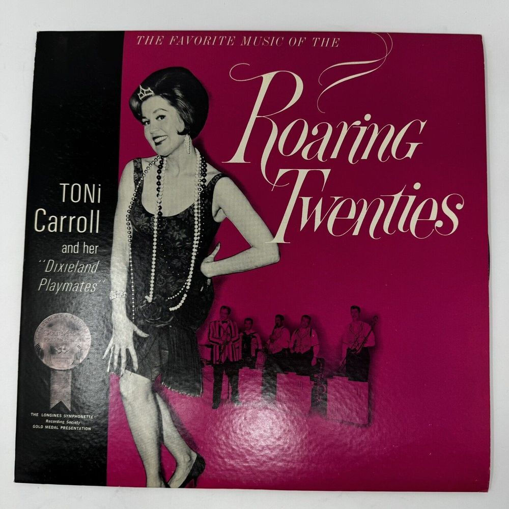 Roaring Twenties Toni Carroll and‎ her Dixieland Playmates Record LP KW 124